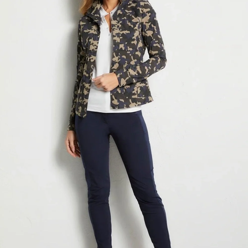 Anatomie Women's Navy, Black and Tan Utility Jacket - Picture 2 of 7